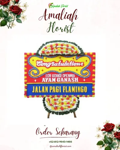 Bunga Papan Congratulation di Melikan